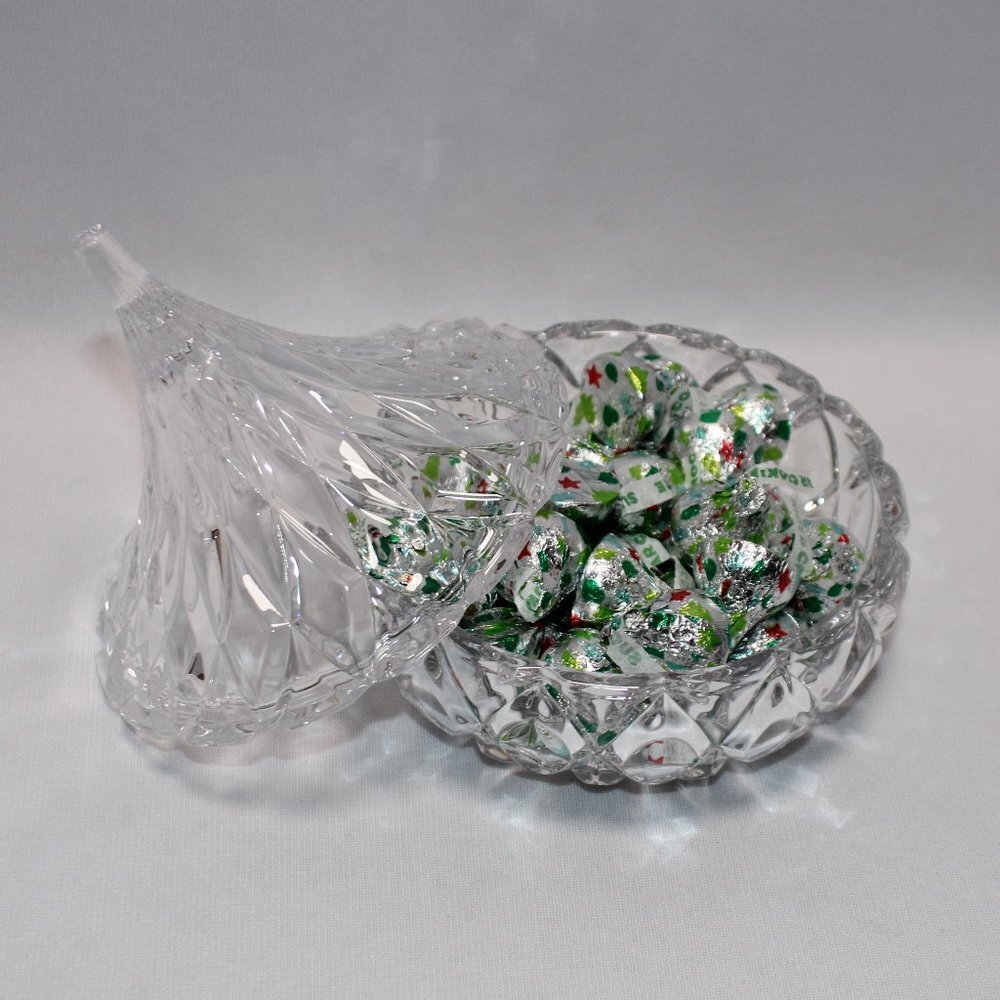 Hersheys Kisses Lead Crystal Candy Dish - Picture 3 of 11